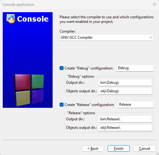 A screenshot of the Compiler Selection