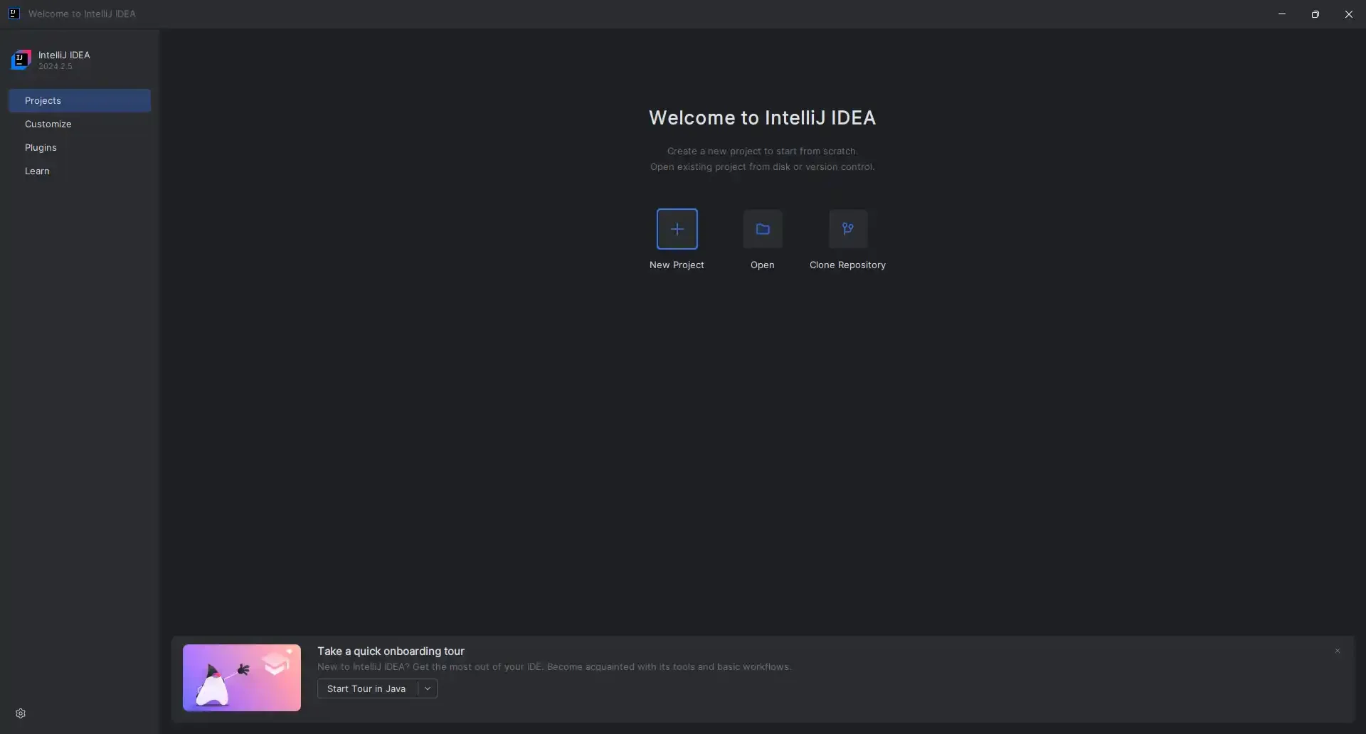 A screenshot of IntelliJ IDEA