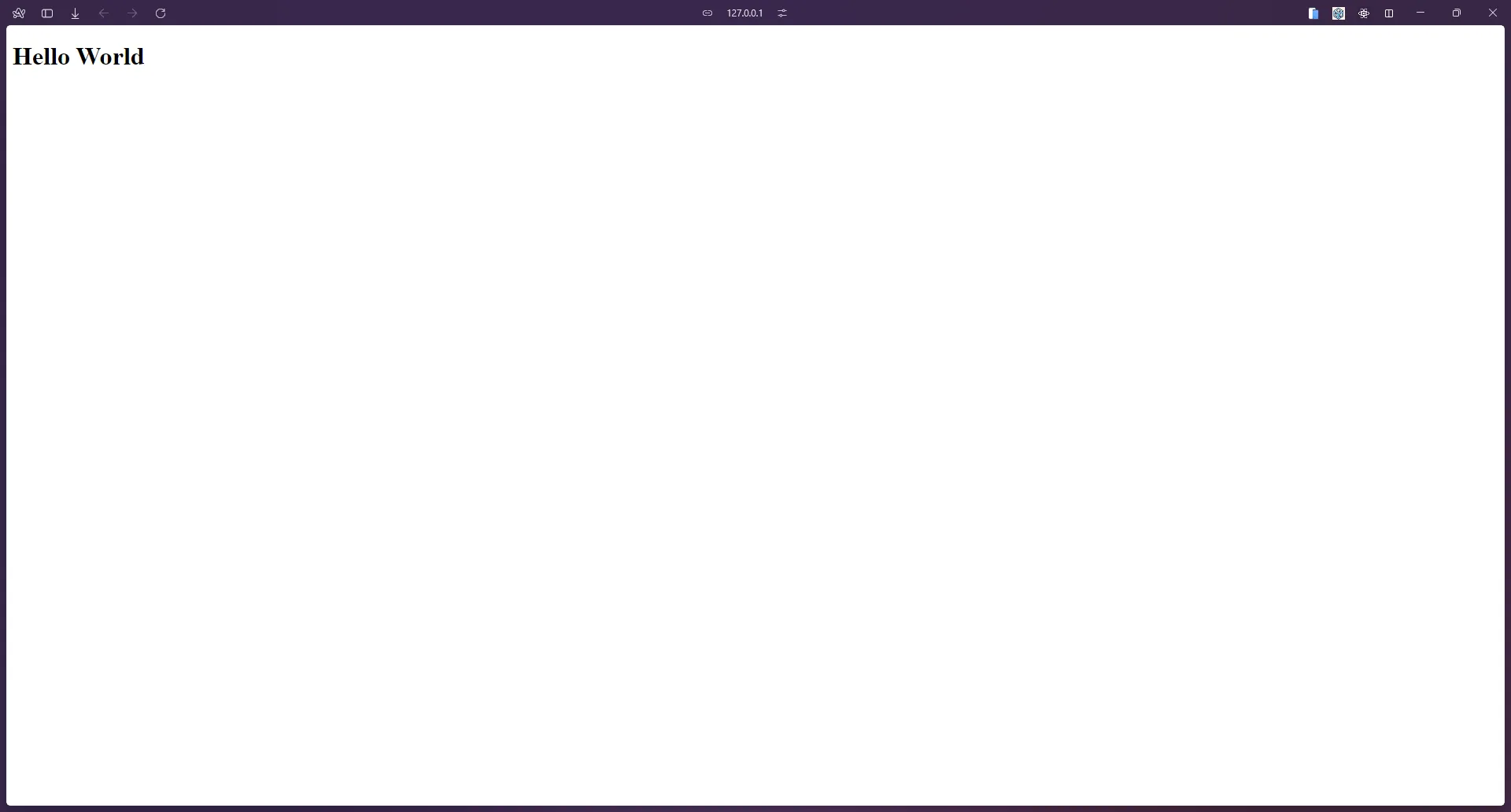 A screenshot of the website running in the browser